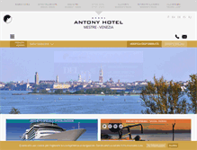 Tablet Screenshot of antonyhotel.it